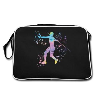 Lancer de javelot Colorsplash Lancer de javelot - Sac Retro - noir/blanc - Dos