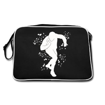 Lanceur de poids Colorsplash Lancer de poids - Sac Retro - noir/blanc - Dos