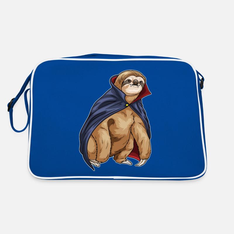 Faultier Halloween Vampir Retro Tasche