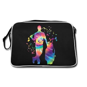 Golfer Colorsplash Kids Miniature Golf - Retro Bag - black/white - Back