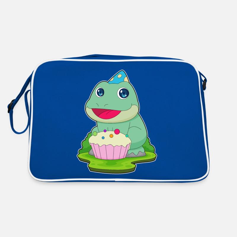 Frog Birthday Cupcake Retro Bag