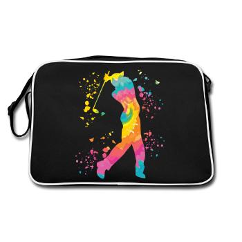 Golfer Colorsplash Kids Miniature Golf - Retro Bag - black/white - Back
