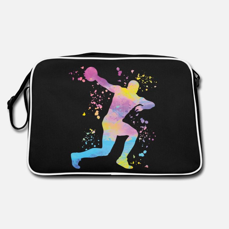 Discus thrower Colorsplash discus throw Retro Bag