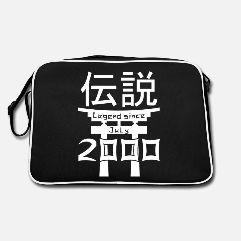 Legend since July 2000 Birthday Gift - Retro Bag - black/white