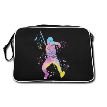 Lancer de javelot Colorsplash Lancer de javelot - Sac Retro - noir/blanc - Dos