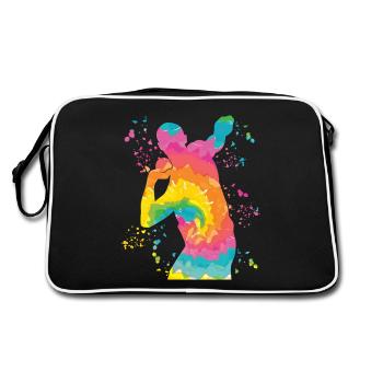 Lanceur de poids Colorsplash Lancer de poids - Sac Retro - noir/blanc - Dos