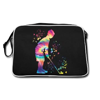 Golfer Colorsplash Kids Miniature Golf - Retro Bag - black/white - Back