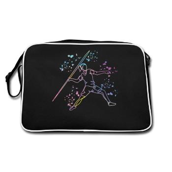 Lancer de javelot Colorsplash Lancer de javelot - Sac Retro - noir/blanc - Dos