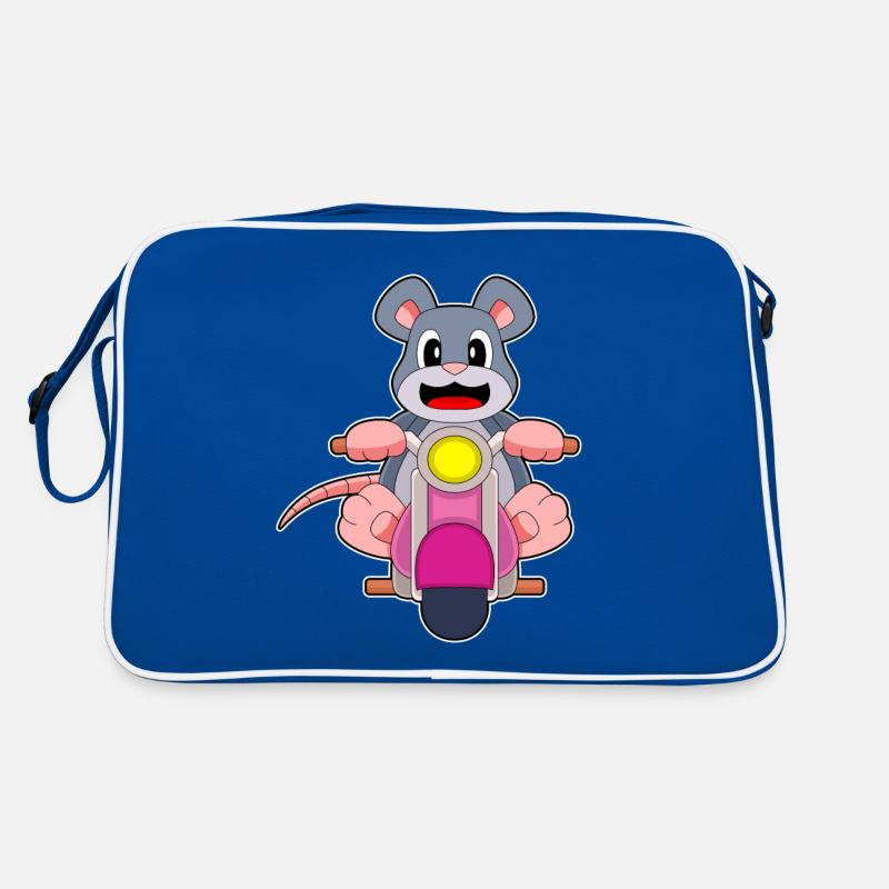 Maus Motorrad Retro Tasche