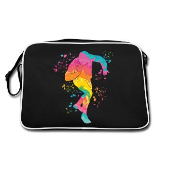 Lanceur de poids Colorsplash Lancer de poids - Sac Retro - noir/blanc - Dos