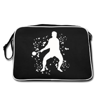 Hammer Thrower Colorsplash Hammer throwing - Retro Bag - black/white - Back