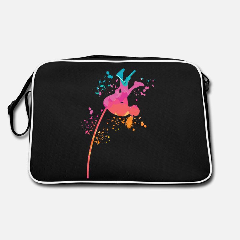 Pole Vaulter Kids Pole Vault Retro Bag