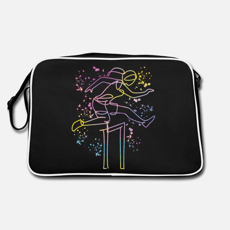 Hurdle Run Obstacle Course Kids Hurdle Run Retro Bag