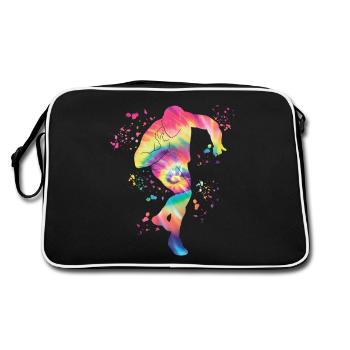 Lanceur de poids Colorsplash Lancer de poids - Sac Retro - noir/blanc - Dos