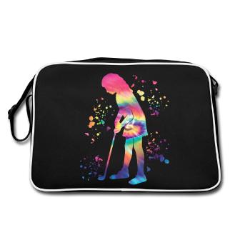 Golfer Colorsplash Kids Miniature Golf - Retro Bag - black/white - Back