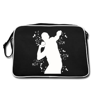 Lanceur de poids Colorsplash Lancer de poids - Sac Retro - noir/blanc - Dos