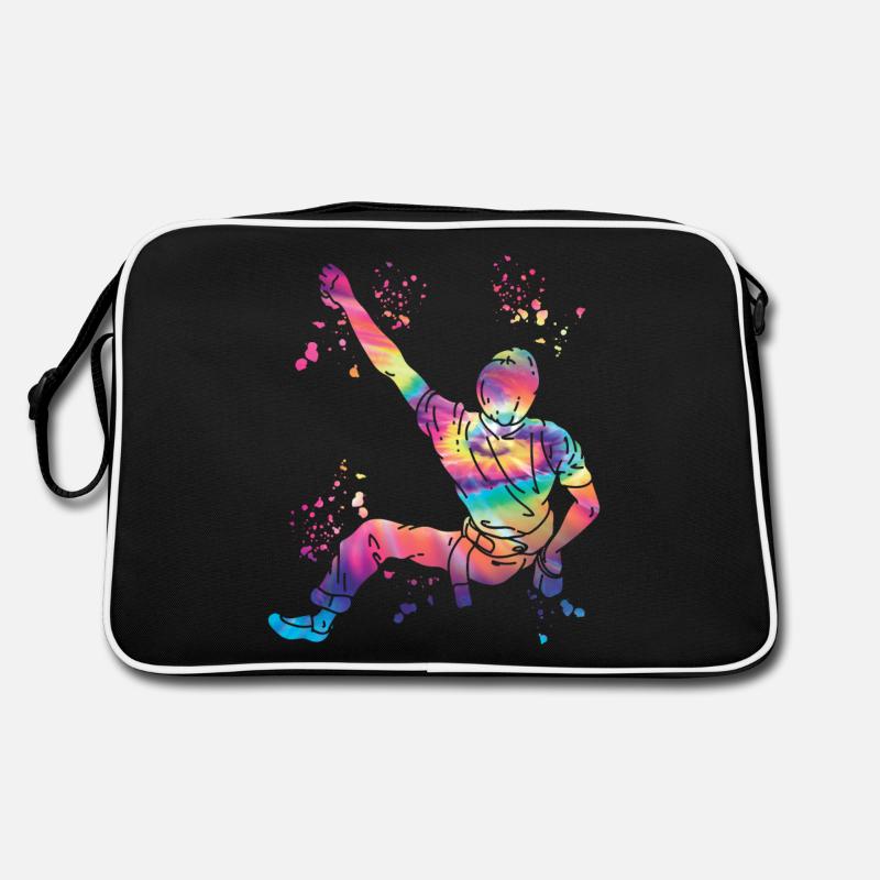 Boulderer Colorsplash Boulder Bouldern Retro Tasche