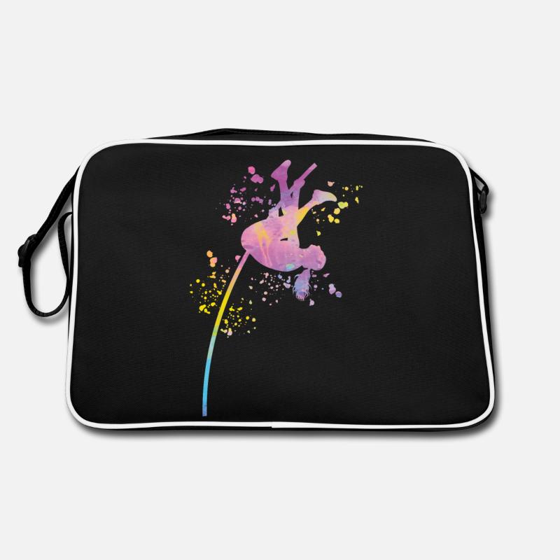 Pole Vaulter Kids Pole Vault Retro Bag