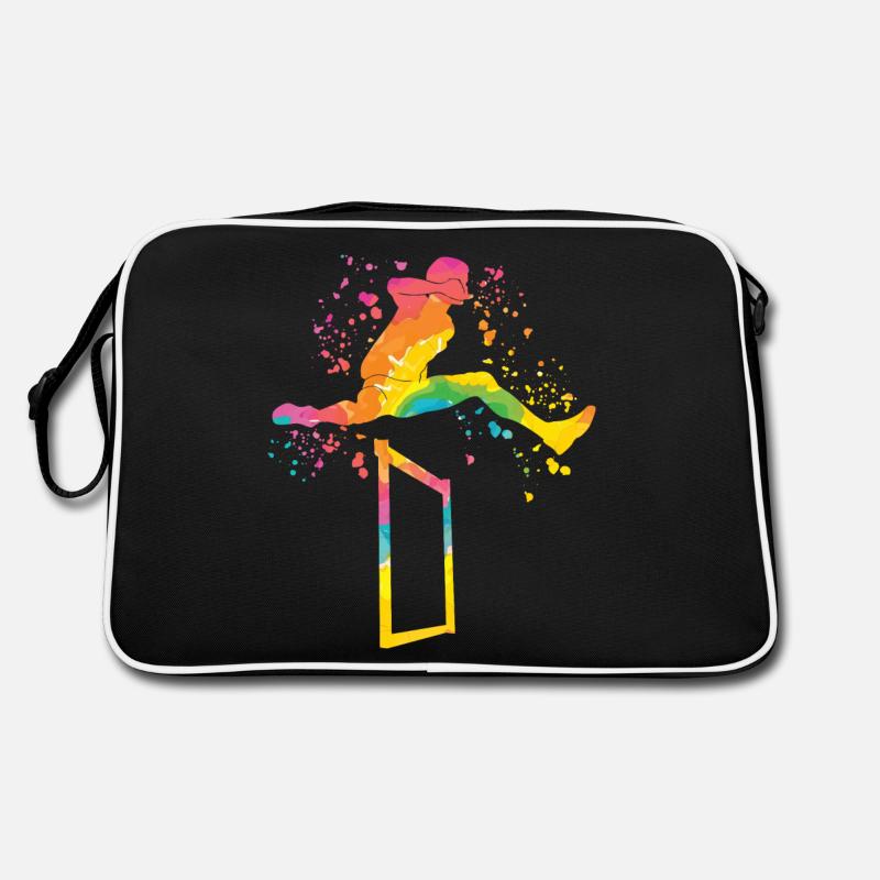 Hurdle Run Obstacle Course Kids Hurdle Run Retro Bag