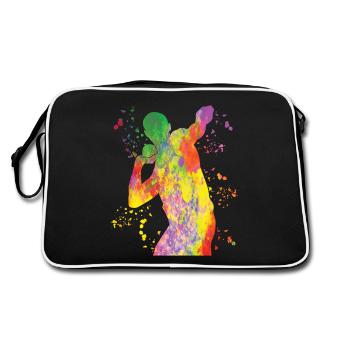 Lanceur de poids Colorsplash Lancer de poids - Sac Retro - noir/blanc - Dos