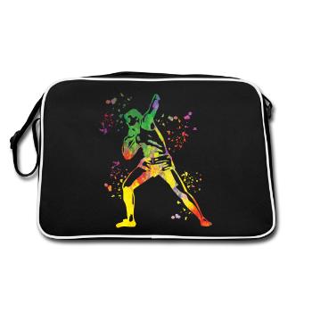 Lanceur de poids Colorsplash Lancer de poids - Sac Retro - noir/blanc - Dos