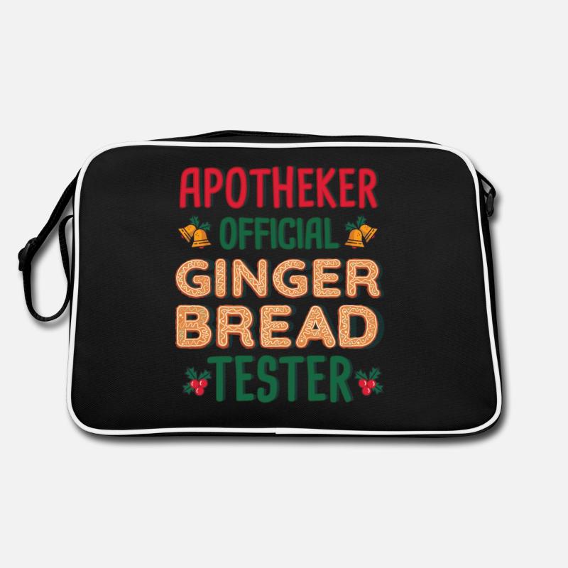 Pharmacist Xmas Gingerbread Tester Christmas Retro Bag