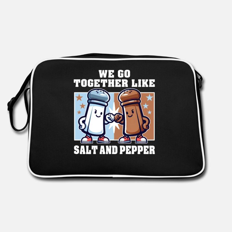 NOUS ALLONS ENSEMBLE COMME DU SEL ET DU POIVRE Sac Retro