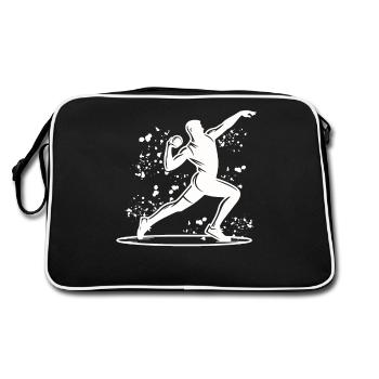 Lanceur de poids Colorsplash Lancer de poids - Sac Retro - noir/blanc - Dos