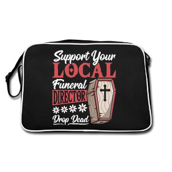 Soutenez votre section locale - Sac Retro - noir/blanc - Dos