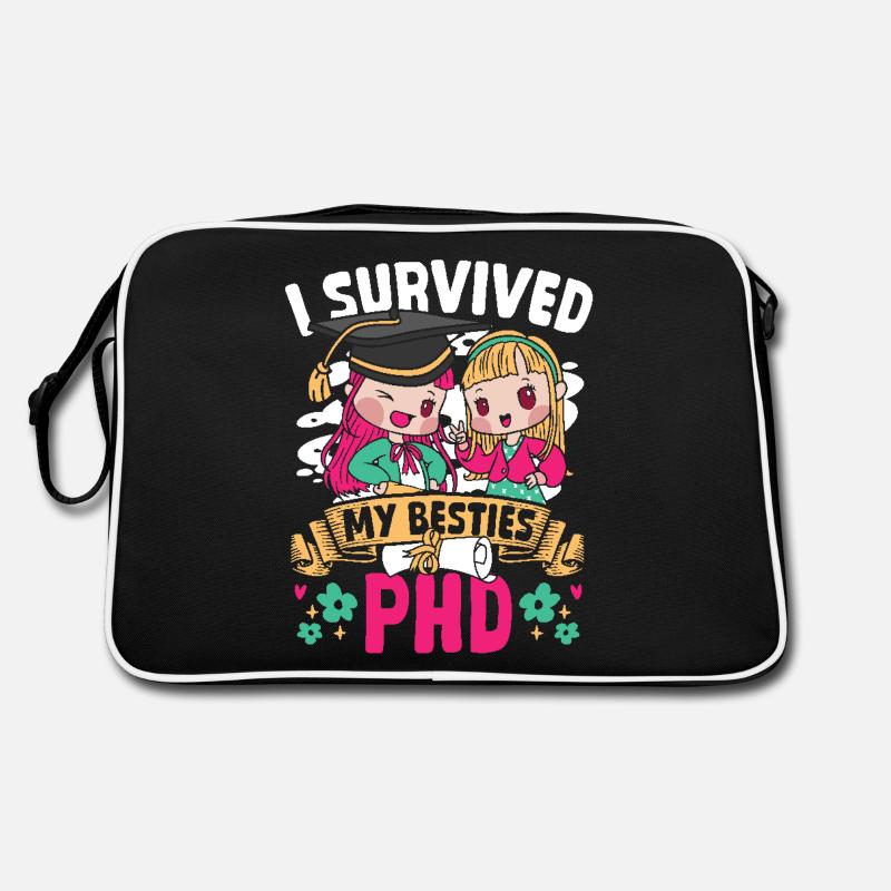 Doktorat PhD akademisch Doktor Doktortitel Retro Tasche