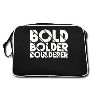 Bloc Bold Bolder Boulderer - Sac Retro - noir/blanc - Dos