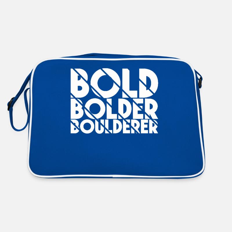 Bouldering Bold Bolder Boulderer Retro Bag