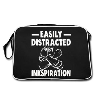 Poetry Slam Ink Stimulation Slam Poetry - Retro Bag - black/white - Back