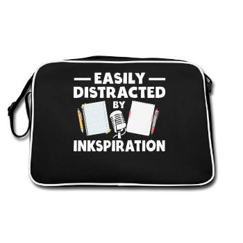 Poetry Slam Ink Stimulation Slam Poetry - Retro Bag - black/white - Back