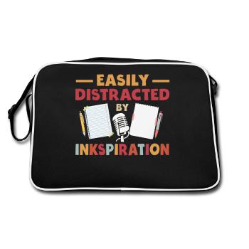 Poetry Slam Ink Stimulation Slam Poetry - Retro Bag - black/white - Back