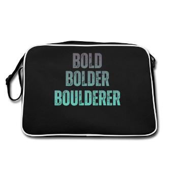 Bloc Bold Bolder Boulderer - Sac Retro - noir/blanc - Dos