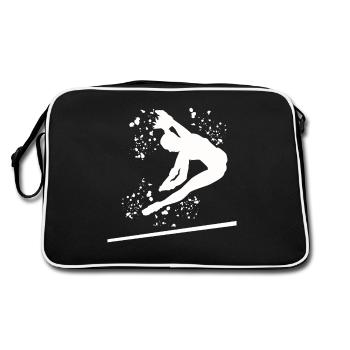 Gymnastes Barres asymétriques Gymnastique artistique - Sac Retro - noir/blanc - Dos