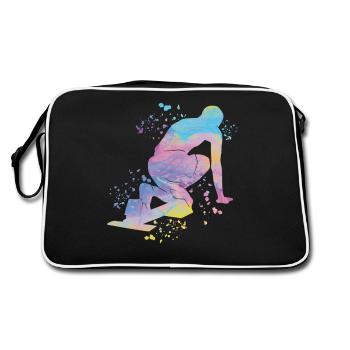 Sprinter Colorsplash Sprintender Sprint - Sac Retro - noir/blanc - Dos