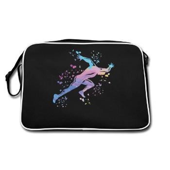 Sprinter Colorsplash Sprintender Sprint - Sac Retro - noir/blanc - Dos