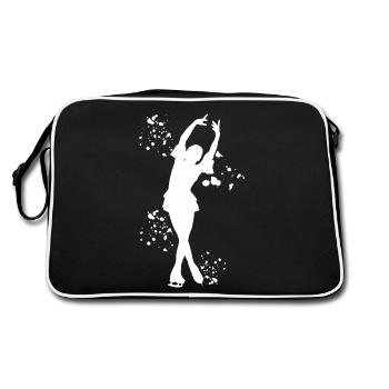 Patinage artistique Patinage sur glace Patinage artistique - Sac Retro - noir/blanc - Dos