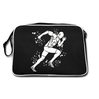 Sprinter Colorsplash Sprintender Sprint - Sac Retro - noir/blanc - Dos