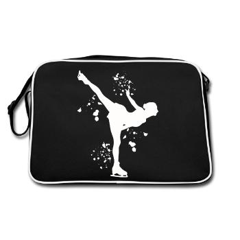 Patinage artistique Patinage sur glace Patinage artistique - Sac Retro - noir/blanc - Dos