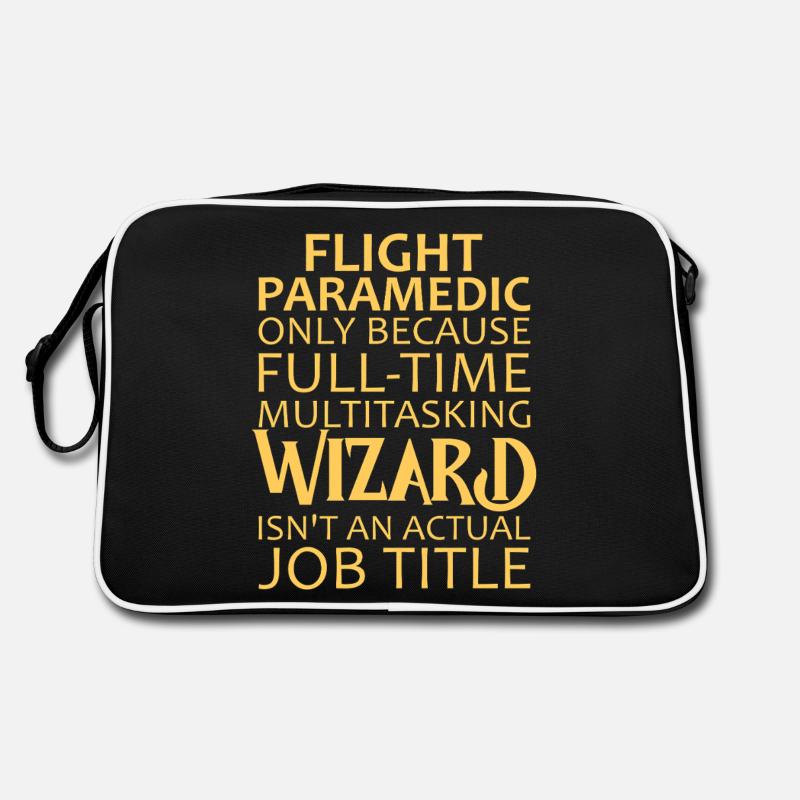Flight Paramedic Wizard Luftrettung Retro Tasche