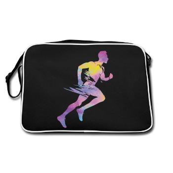 Sprinter Colorsplash Sprintender Sprint - Sac Retro - noir/blanc - Dos