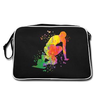 Sprinter Colorsplash Sprintender Sprint - Sac Retro - noir/blanc - Dos