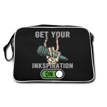 Poetry Slam Inkspiration Slam-poesie - Retro Bag - black/white - Back