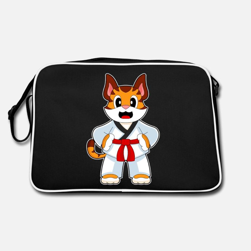 Tiger Karate Kampfsport Retro Tasche