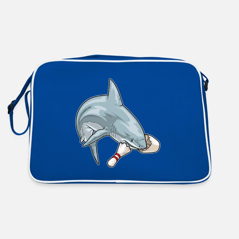 Shark Bowling Quille de bowling Sac Retro