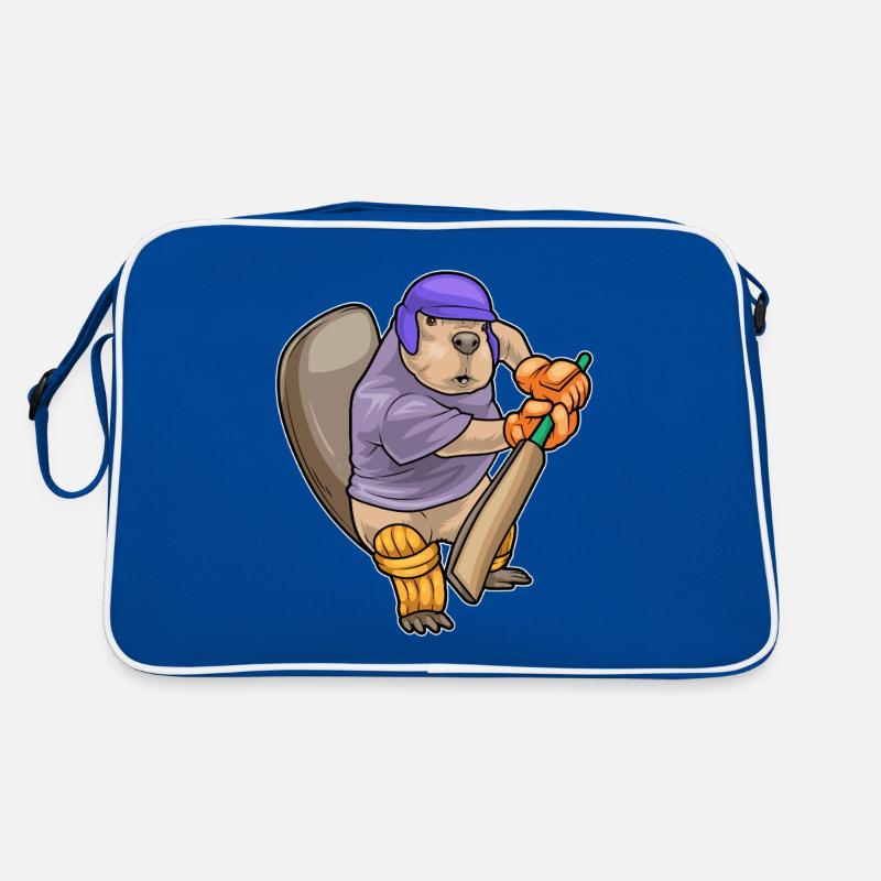 Biber Cricket Cricketschläger Retro Tasche