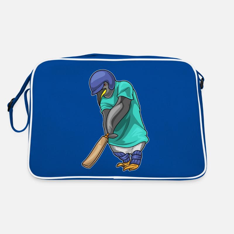 Penguin Cricket Batte de cricket Sac Retro